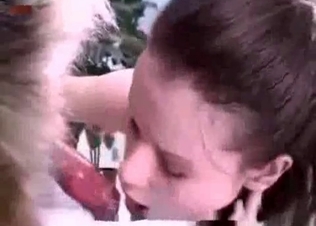 Puppy gets nicely sucked by a hot zoophile